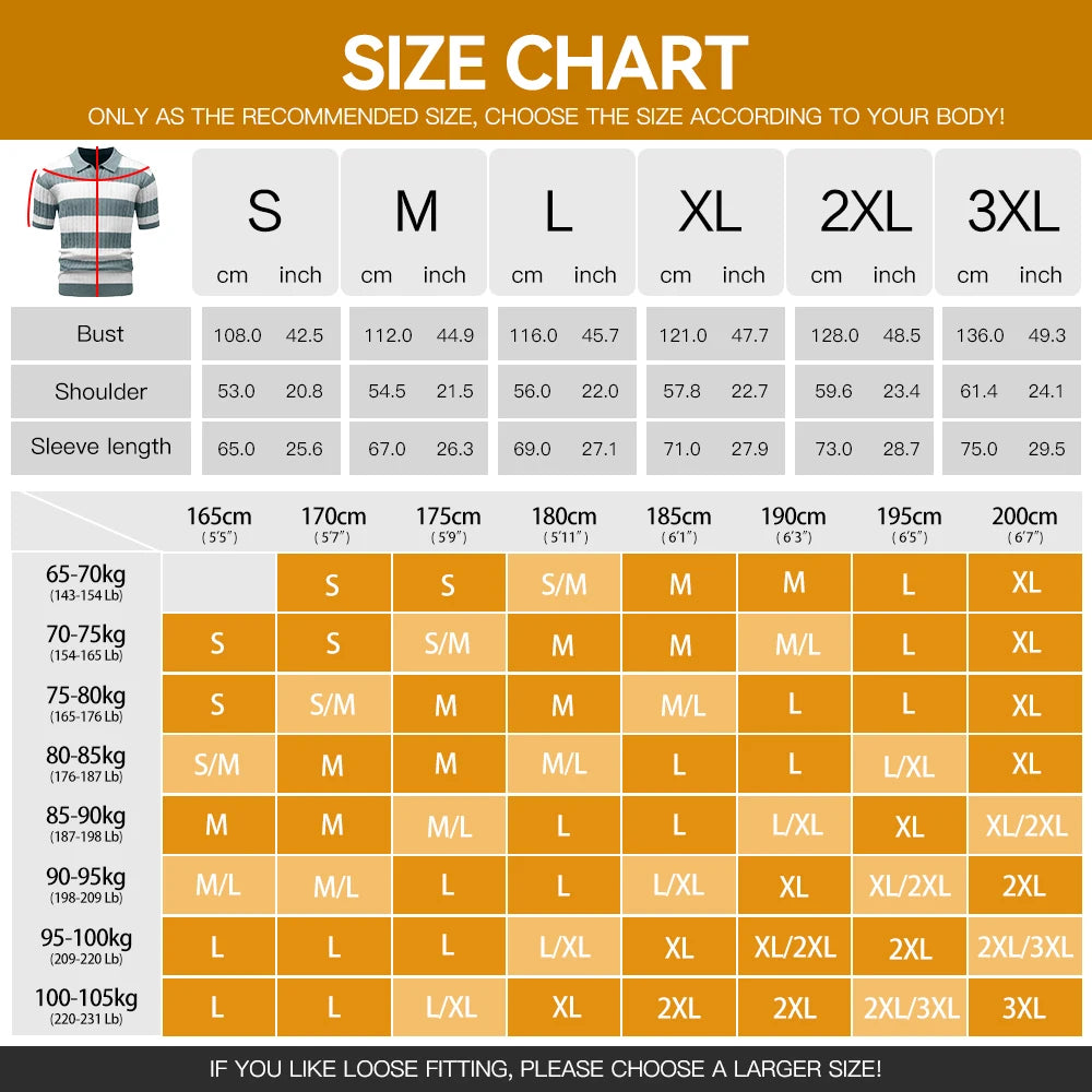 Men's Retro Striped T-Shirt