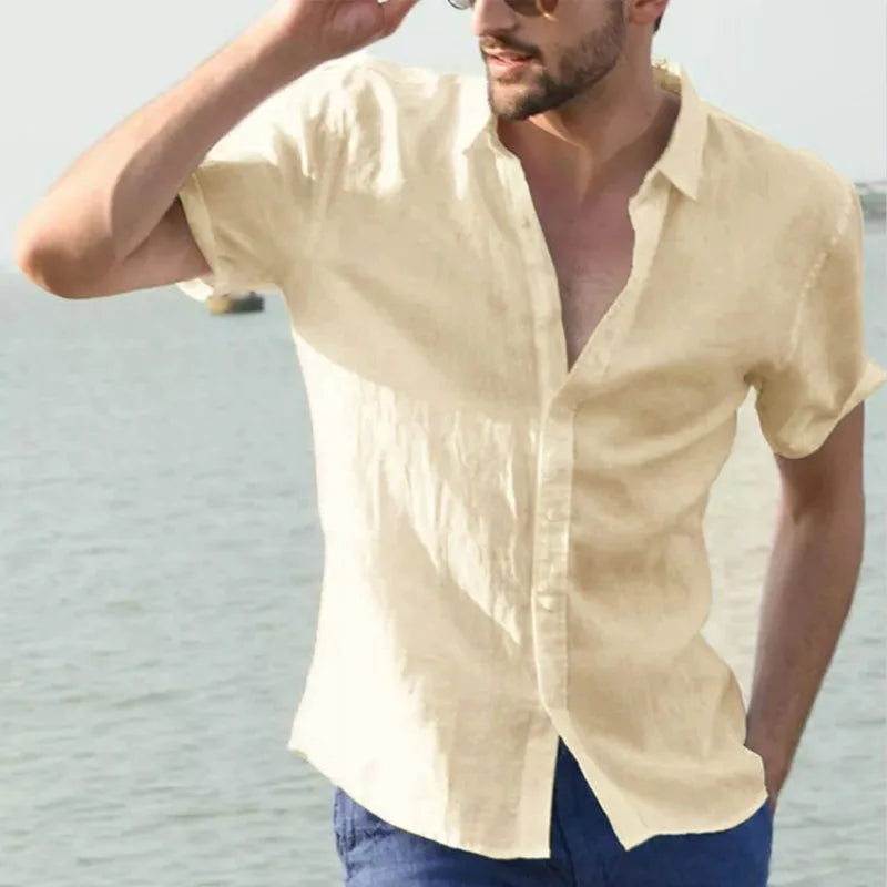 Men's Casual Short Sleeve Shirt
