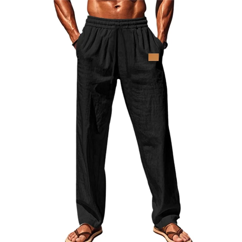 Men’s Elastic Waist Drawstring Pants