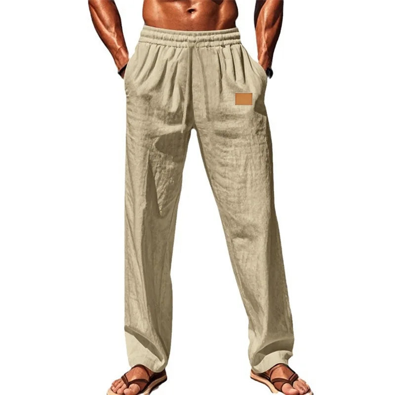Men’s Elastic Waist Drawstring Pants