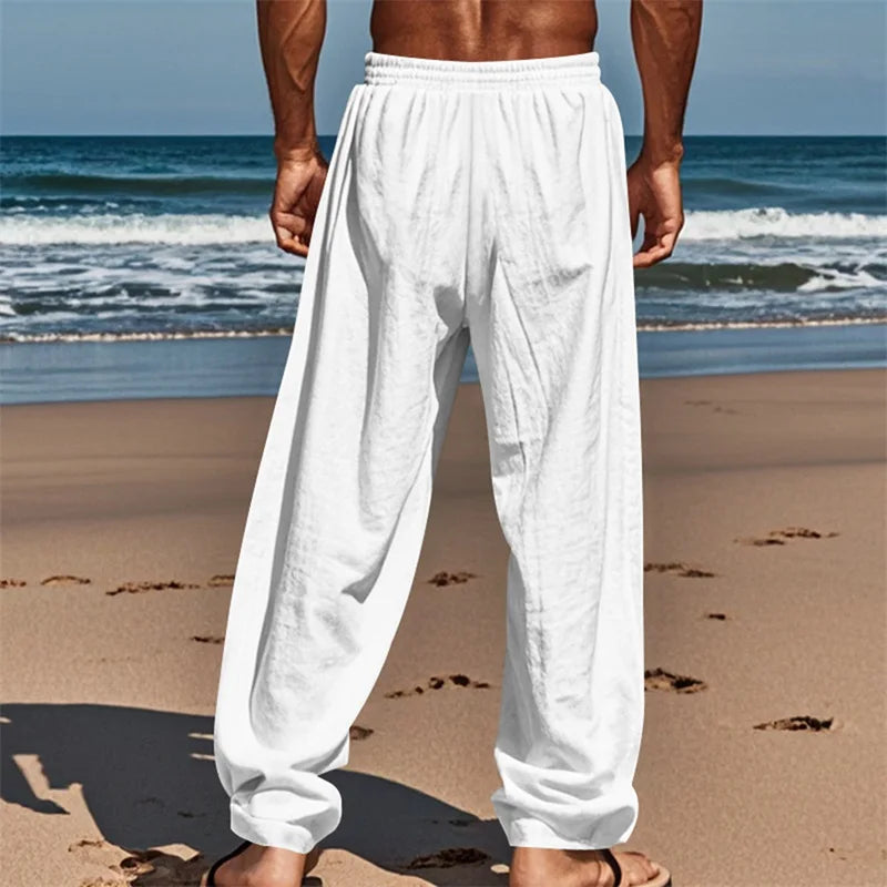Men’s Elastic Waist Drawstring Pants