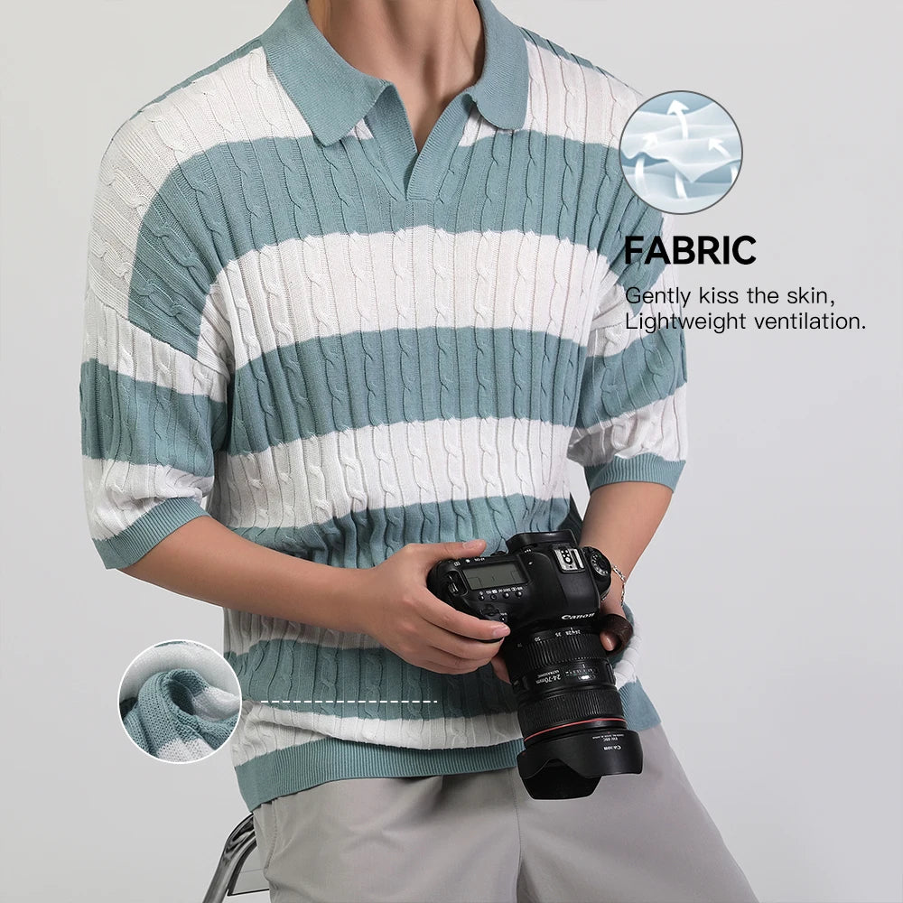 Men's Retro Striped T-Shirt