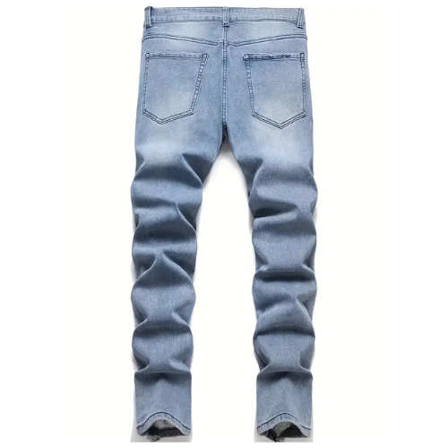 Men'S Streetwear Style Ripped Jeans