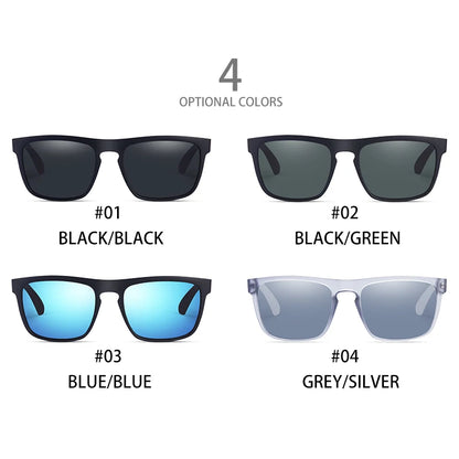 Men Square Vintage Polarized Sunglasses
